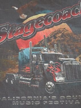 StageCoach music festival T shirt Jellyroll Zac Bryan Luke Combs